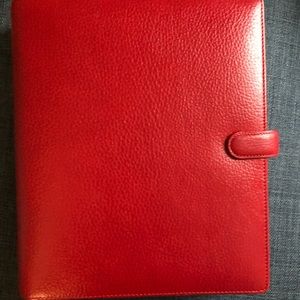 Filofax Finsbury A5 Red